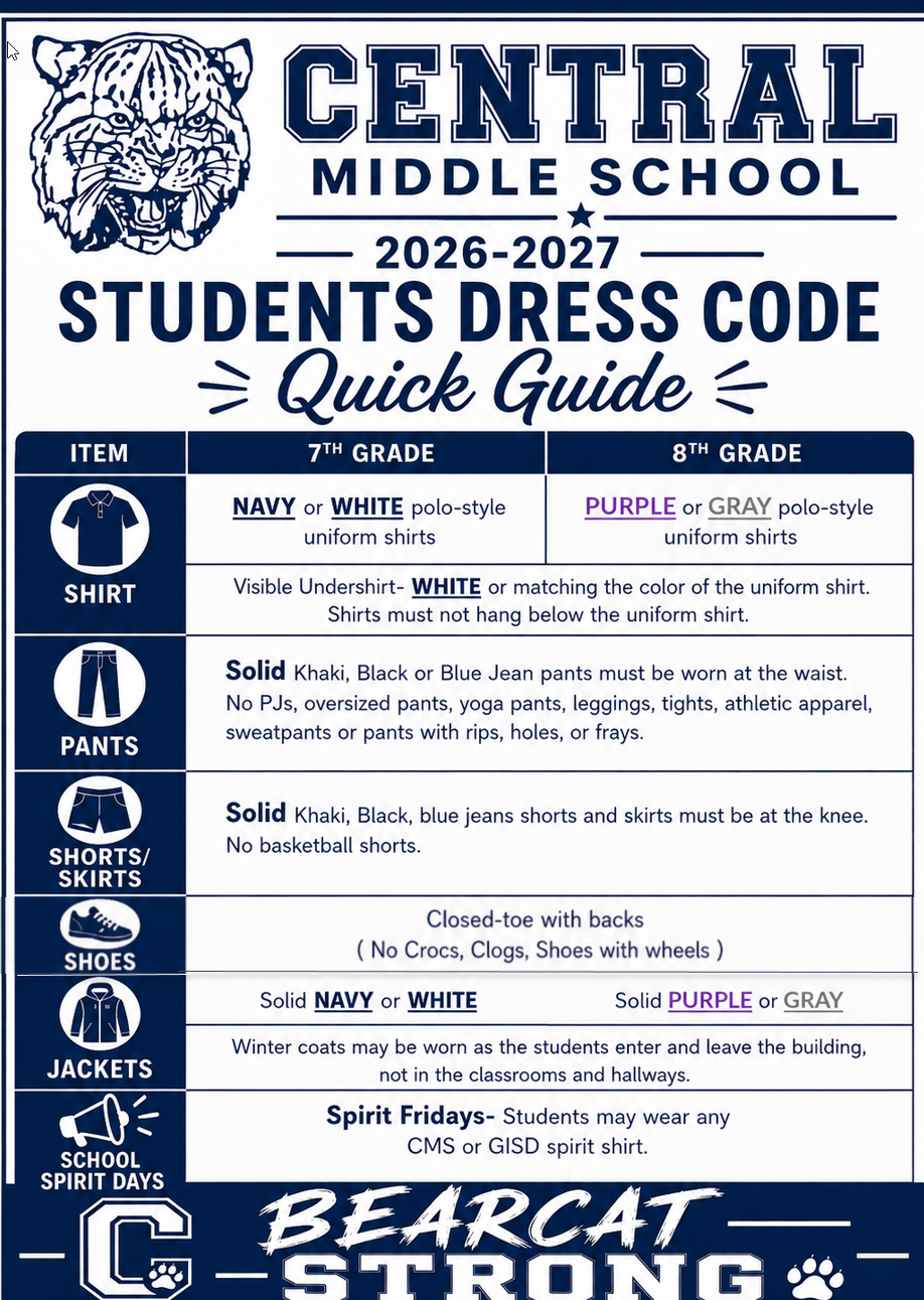 Dress code flyer
